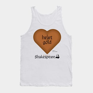 William Shakespeare - A Heart of Gold Tank Top